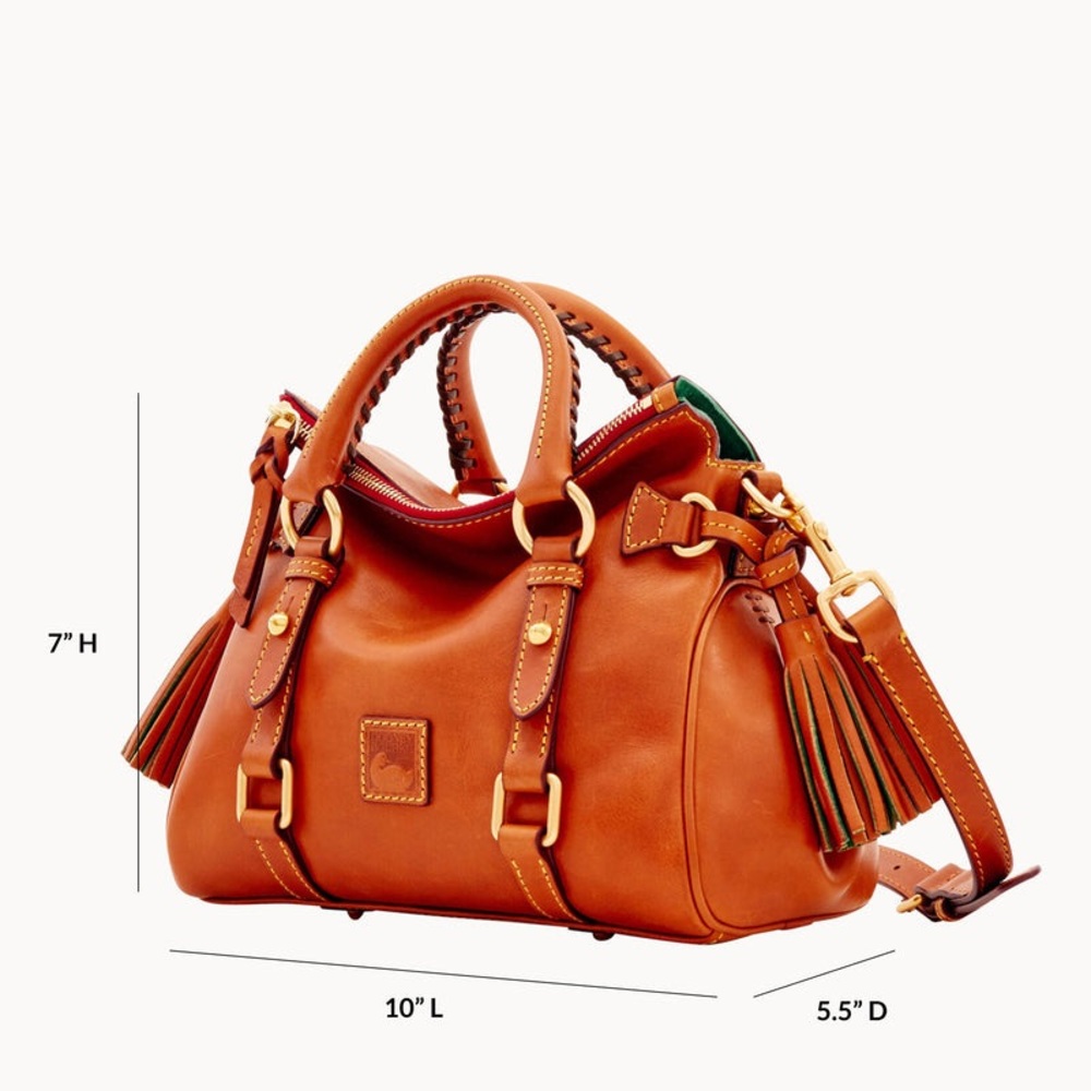Dooney & Bourke Florentine Micro Satchel - Ecru - Picture 4 of 14
